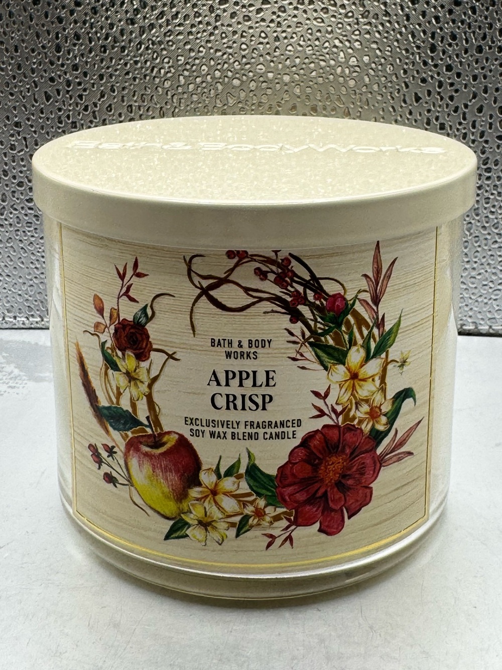 Bath & Body Works Apple Crisp 3 Wick Candle